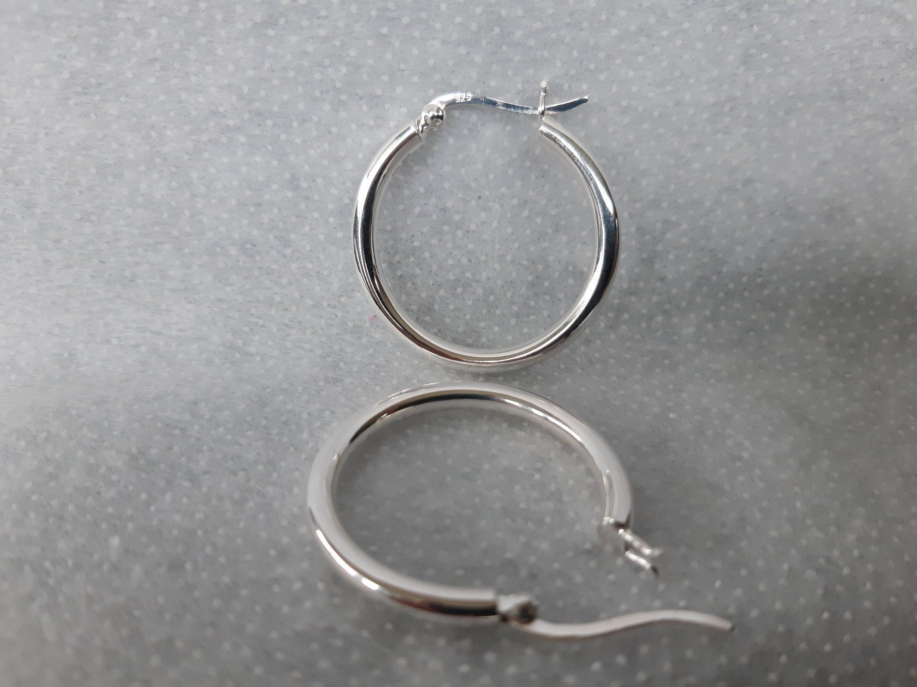 Orecchini pendenti & Orecchini a lobo: Creolen Sterling Silber 925 - 35mm – Nuovo e nell'imballaggio originale da Einsiedeln venduto da My__Way 1