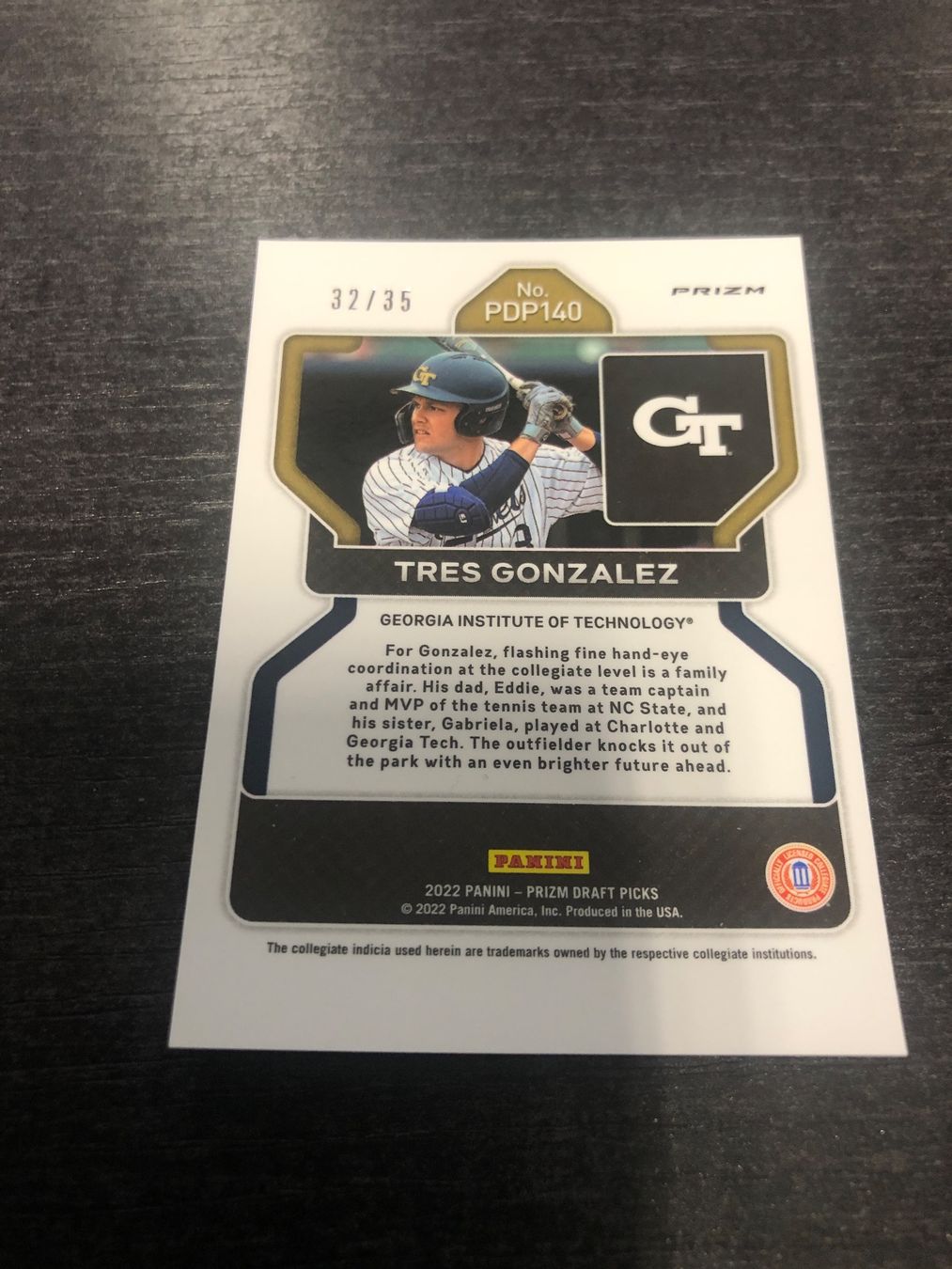 Topps Sammelbilder & Trading cards: Panini Prizm Baseball Tres Gonzalez /35 – Gebraucht aus Wangenried von Garagara 1