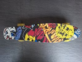 Rollbrett mit blinkenden Rädern