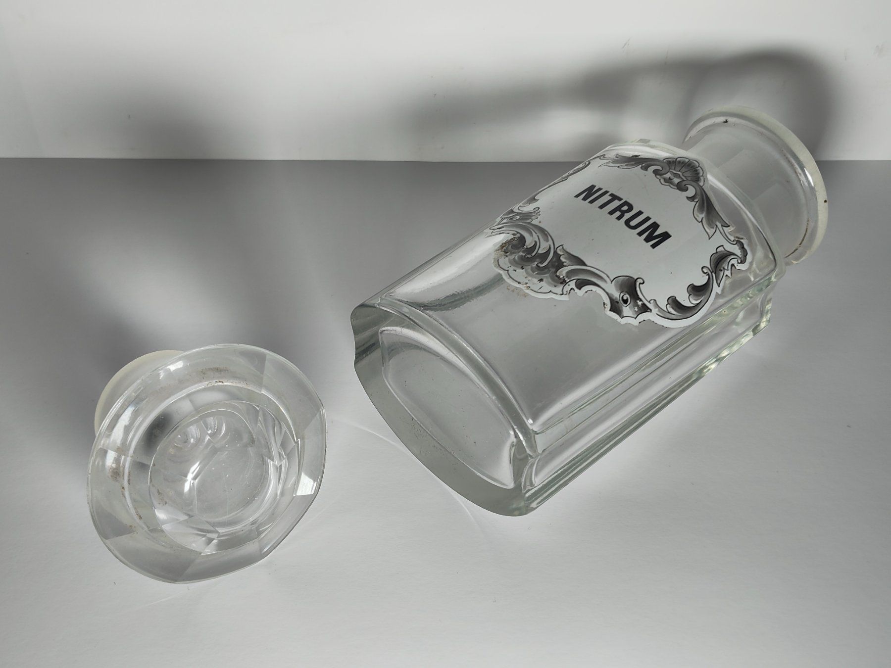 Accessori da laboratorio: Antike Apothekerflasche NITRUM Um 1900 17cm – Usato da Monthey venduto da 19_karen_84 4