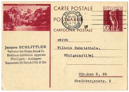 1930 Bildpostkarte Nr. 126-018 KANDERSTEG, gestempelt Zürich