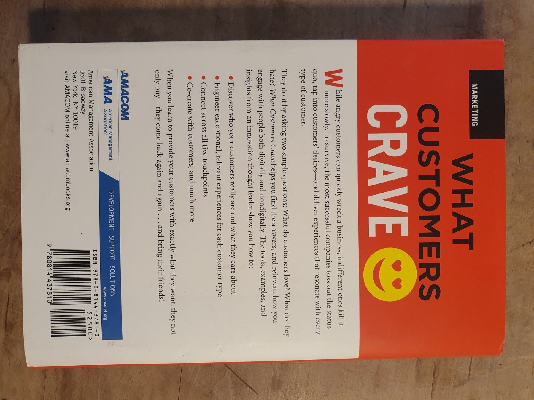 Bücher: What Customers Crave Nicholas J. Webb amacom – Gebraucht aus Zürich von loosebone 4