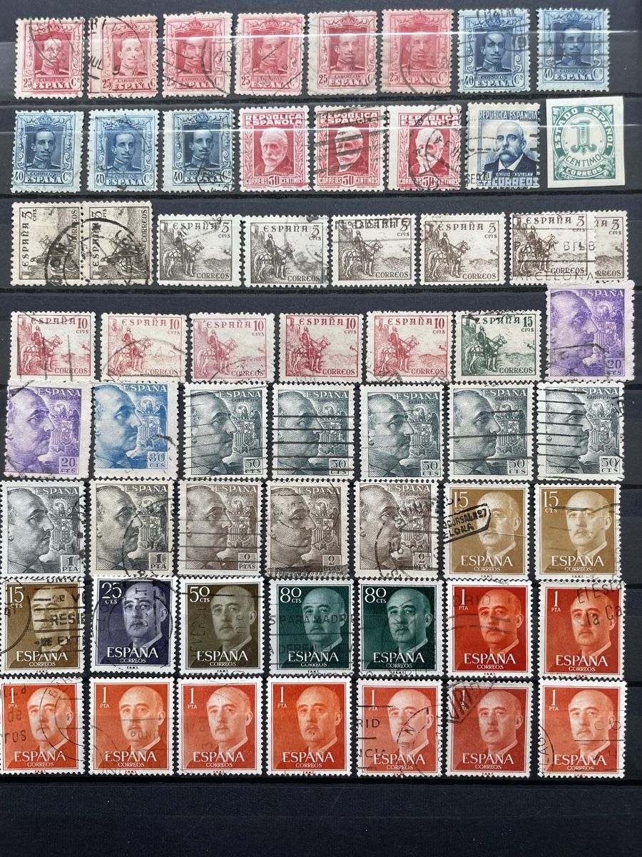 Alle Briefmarken: Spanien 6s – Gebraucht aus Cham von Diablo1232