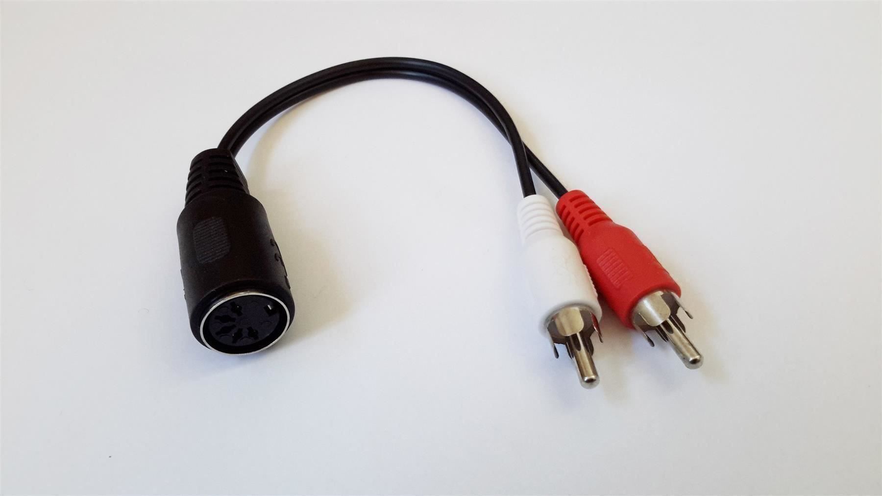 Cavi: Adapter 5 pol DIN Kupplung auf 2x Cinch – Nuovo e nell'imballaggio originale da St. Gallen venduto da cointec 1
