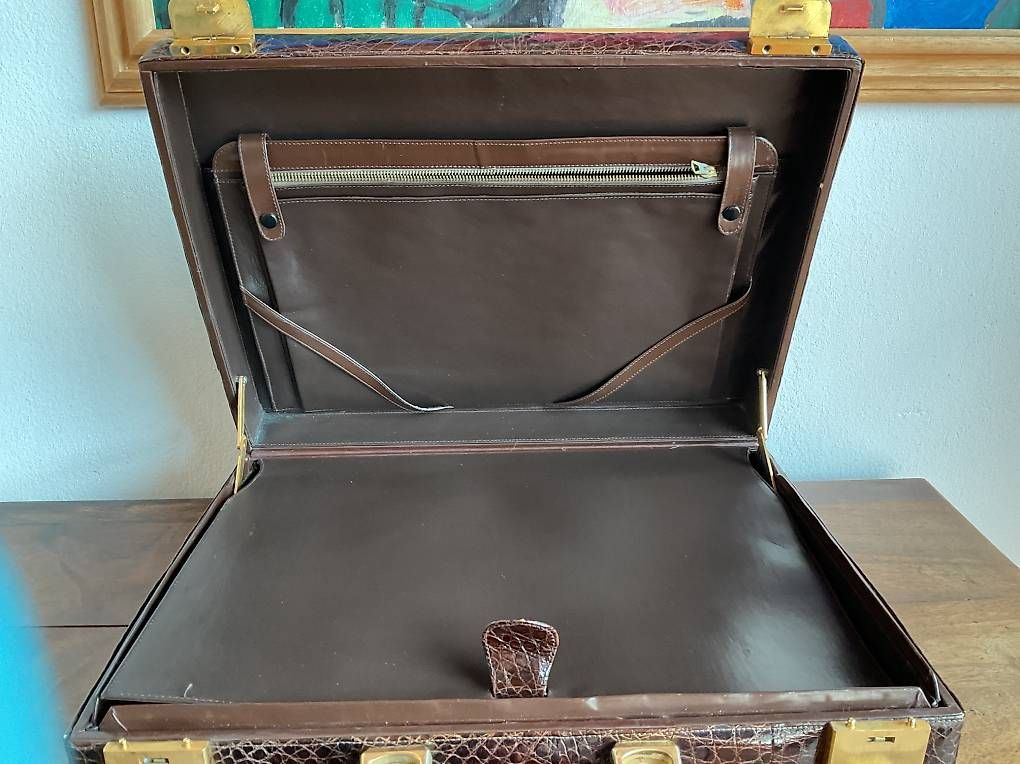 Valigie & Borse: Borsa valigetta porta documenti pelle coccodrillo  – Usato da Gudo venduto da ele_7h2r 1