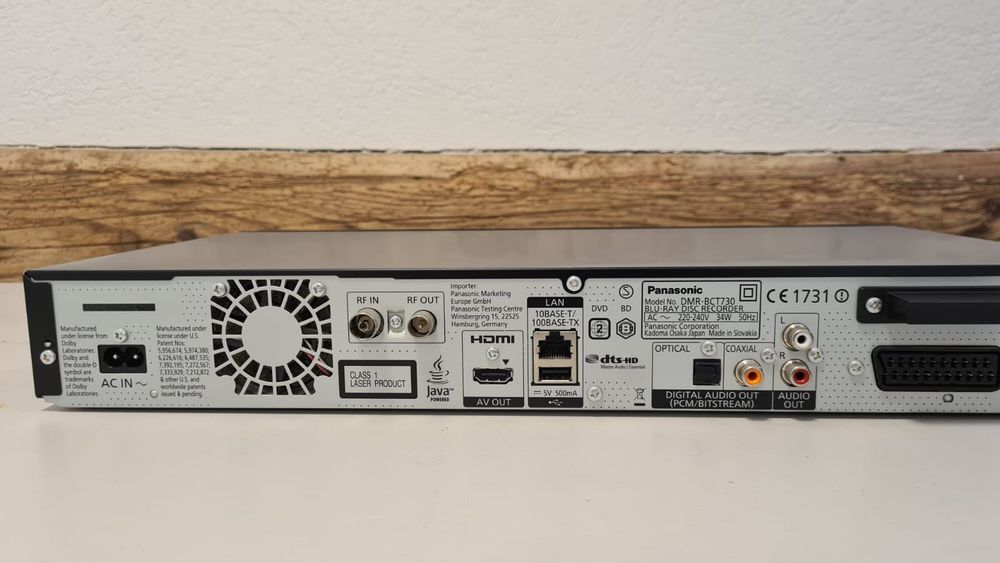 Panasonic DMRBCT730 Bluray Recorder mit Twin HD DVBC Tune Kaufen