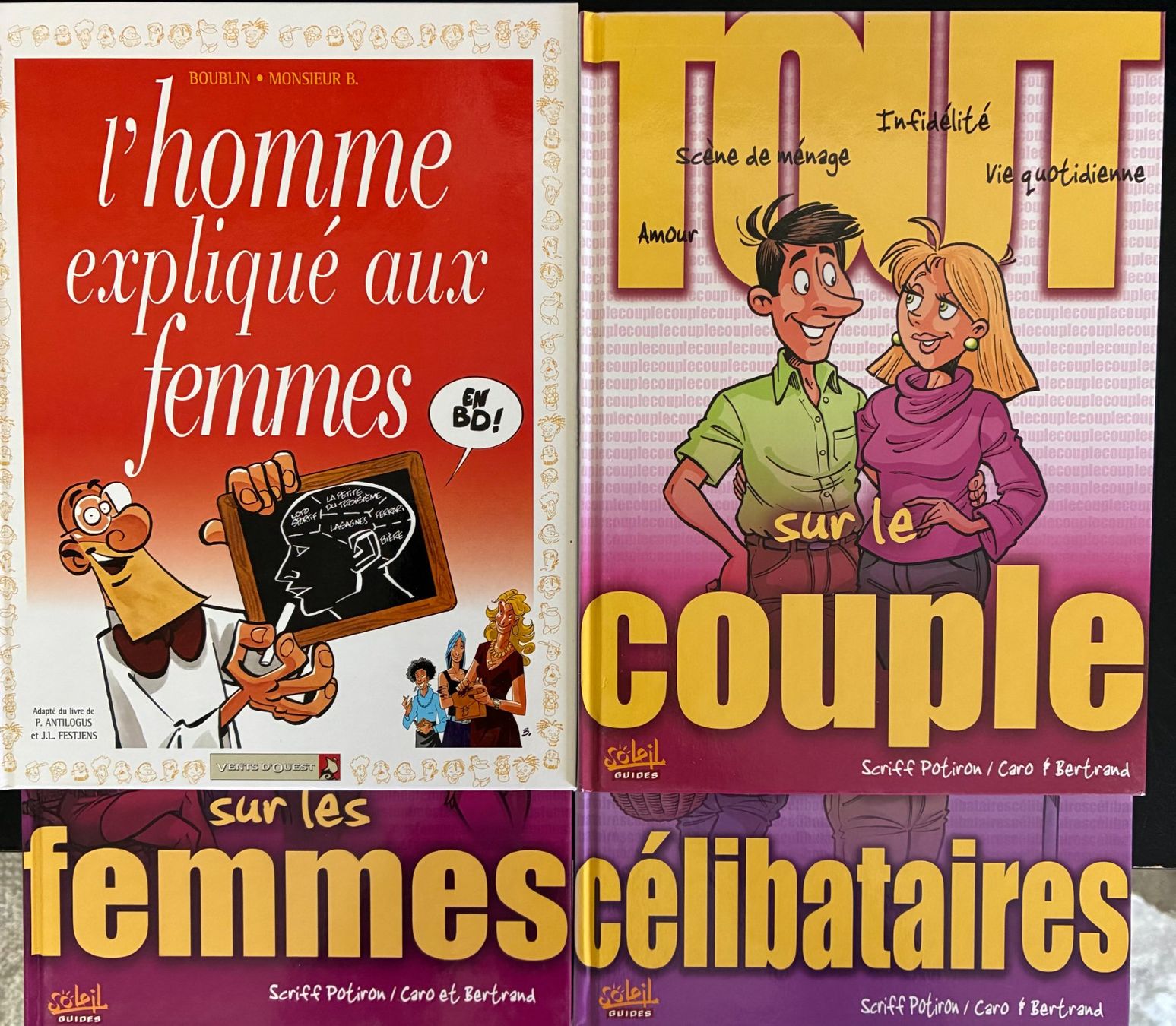 Comics: 4 bds "Tout sur....." – Gebraucht aus Moutier von Lebaladin63