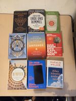 9 gebundene Sachbücher auf Deutsch