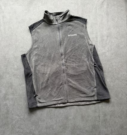 4. Gilet polaire sans manches Columbia, gris, taille 2XL