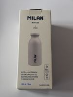 MILAN 1918 Thermoflasche 354 ml, creme/beige, neu in OVP