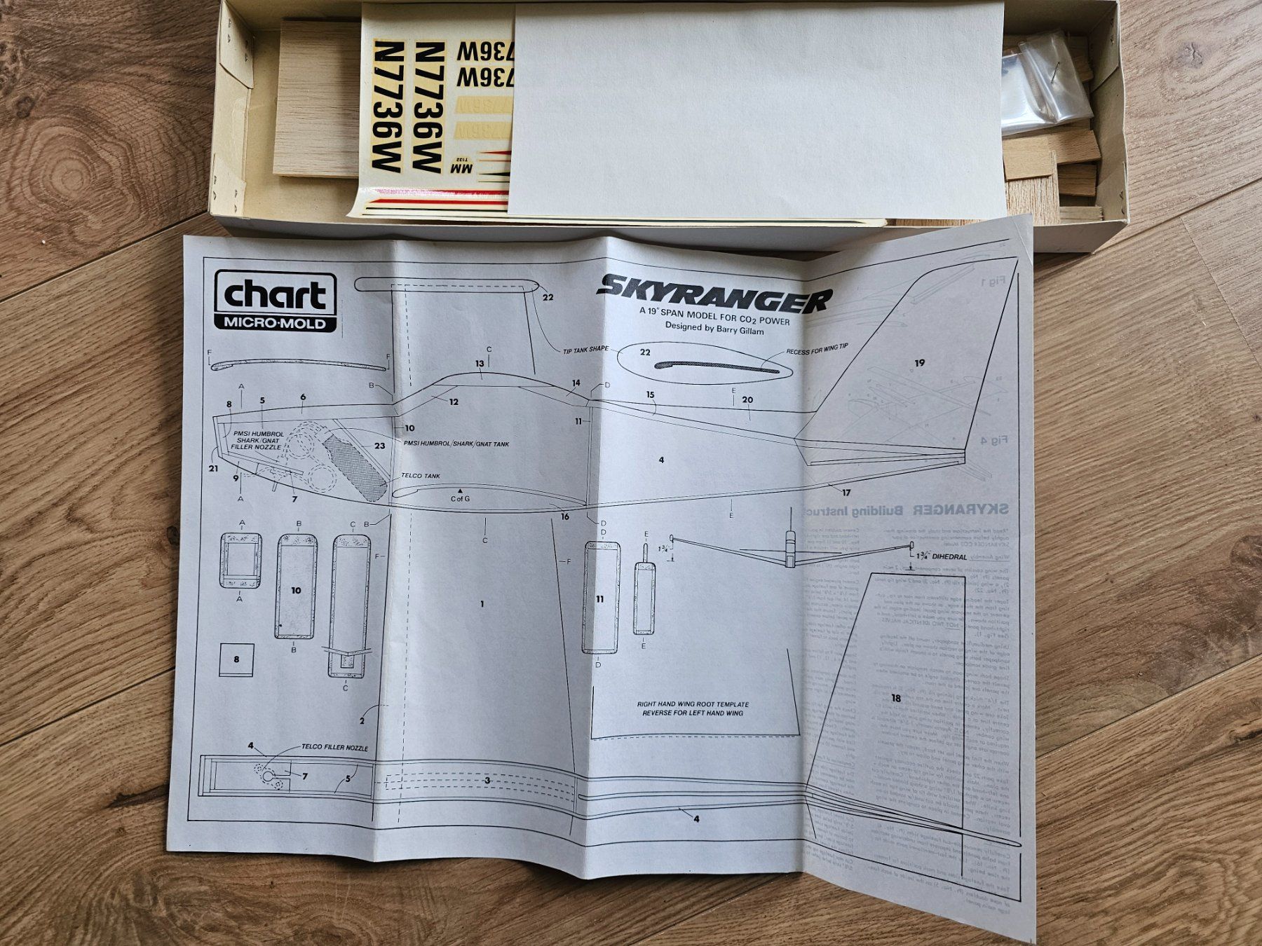 Modellismo RC: SKYRANGER modèle vol libre à construire en balsa – Nuovo e nell'imballaggio originale da Yvonand venduto da Li_poch 2