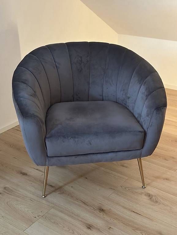 Fauteuils: Sessel Samt grau – D'occasion à Detligen par Yaenu_8 1