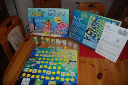 Junior Malefiz Spiel Spongebob Jahr 2004