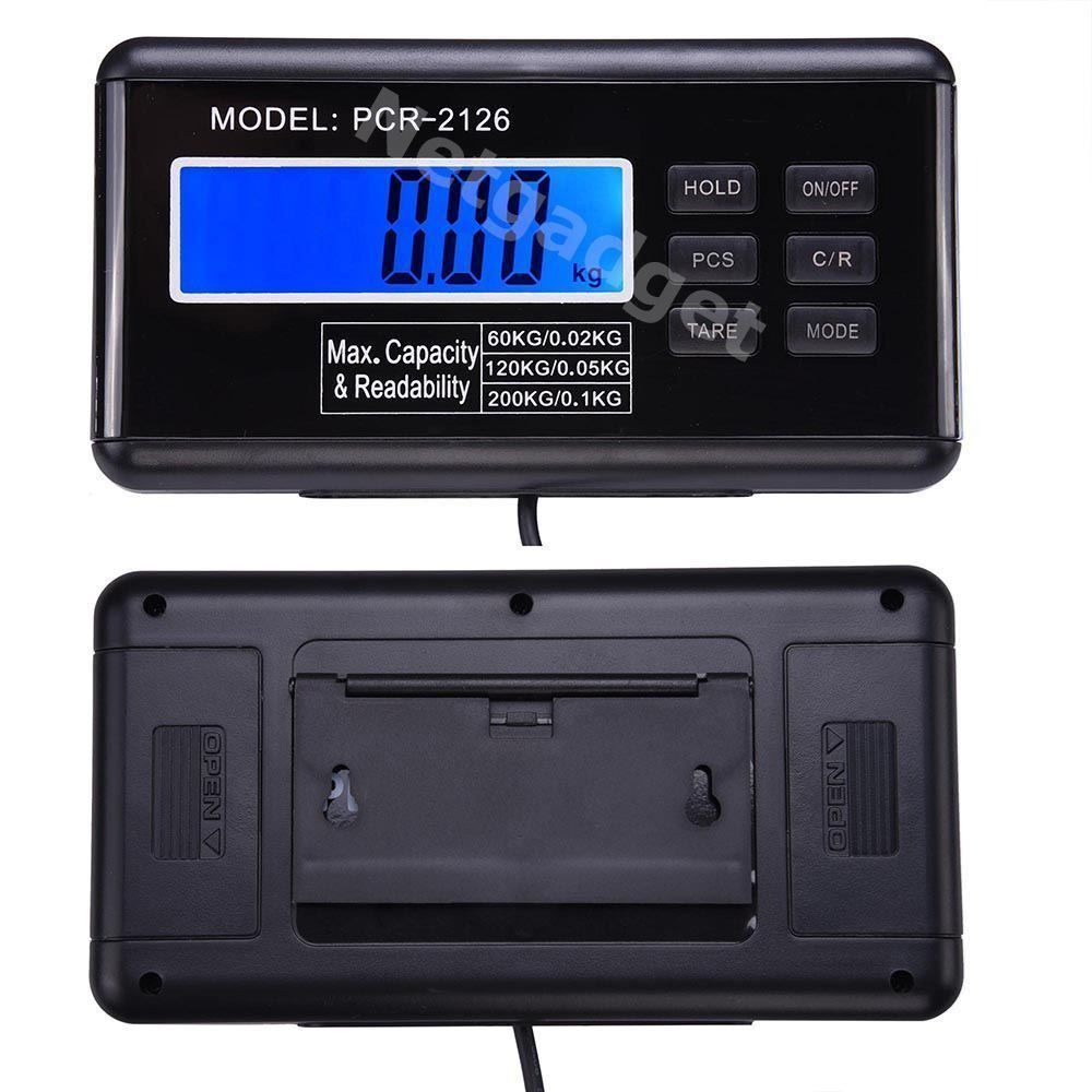 Accessori da laboratorio: 200Kg Elektronische Plattformwaage - LCD – Nuovo e nell'imballaggio originale da Yverdon-les-Bains venduto da Netgadget 2