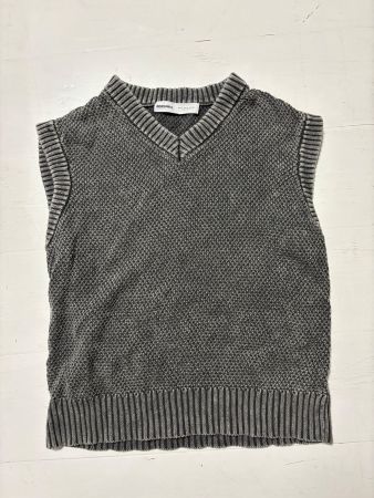 Graue Bershka Stoffweste