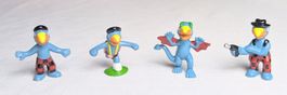 4x Globi Sammelfiguren - GLOBI Verlag