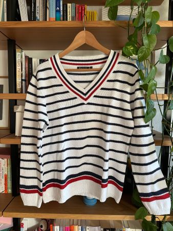 Aus Mamas Fundus: Pullover in Marine-Style