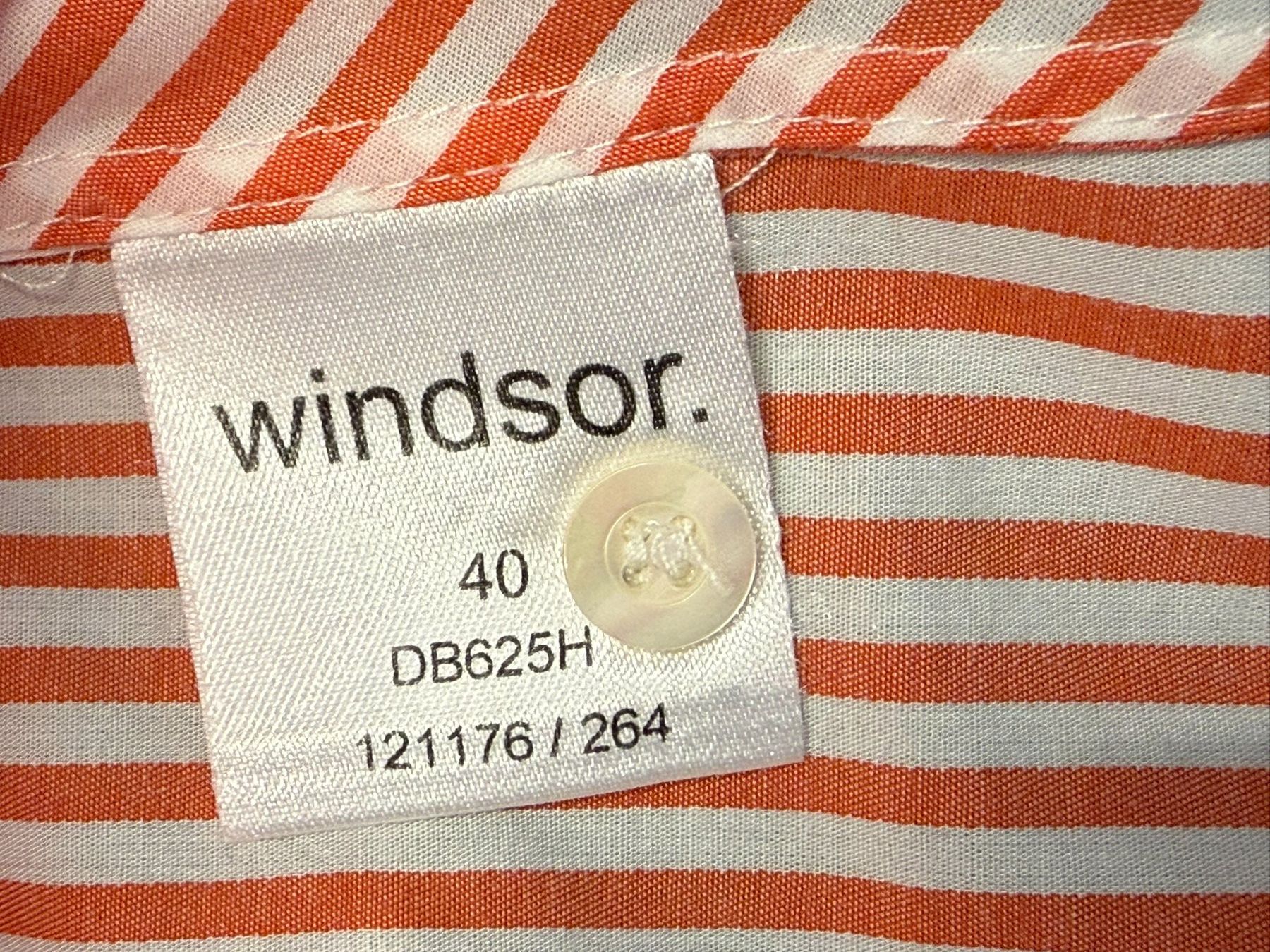 Windsor Camicette: WINDSOR Bluse weiss-orange-rot gestreift, Grösse 40 – Usato da Muri b. Bern venduto da ris_m7jw 1