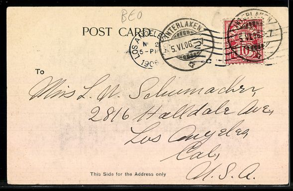 Cartoline postali: AK Mürren, Alpine Huts – Usato da Berlin venduto da bartko-reher 1