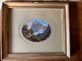 Grindelwald – Wetterhorn  um 1850, unsigniert