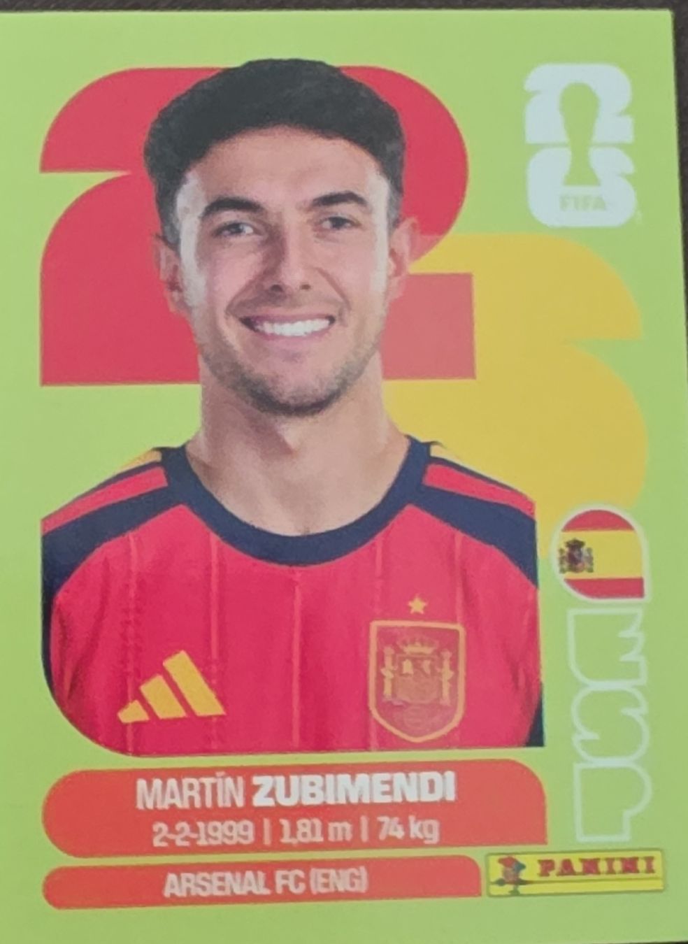Panini Carte collezionabili: ESP9 Martin Zubimendi Panini – Nuovo e nell'imballaggio originale da Buchs AG venduto da wickyjen88