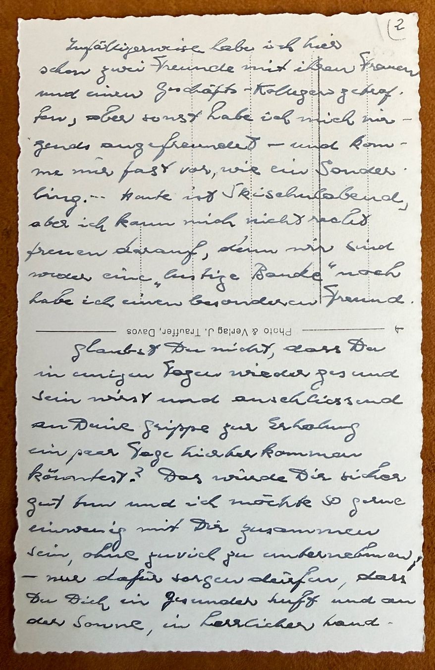 Cartoline postali: Davos - Wintermorgen - AK – Usato da Lutry venduto da Ediego 1
