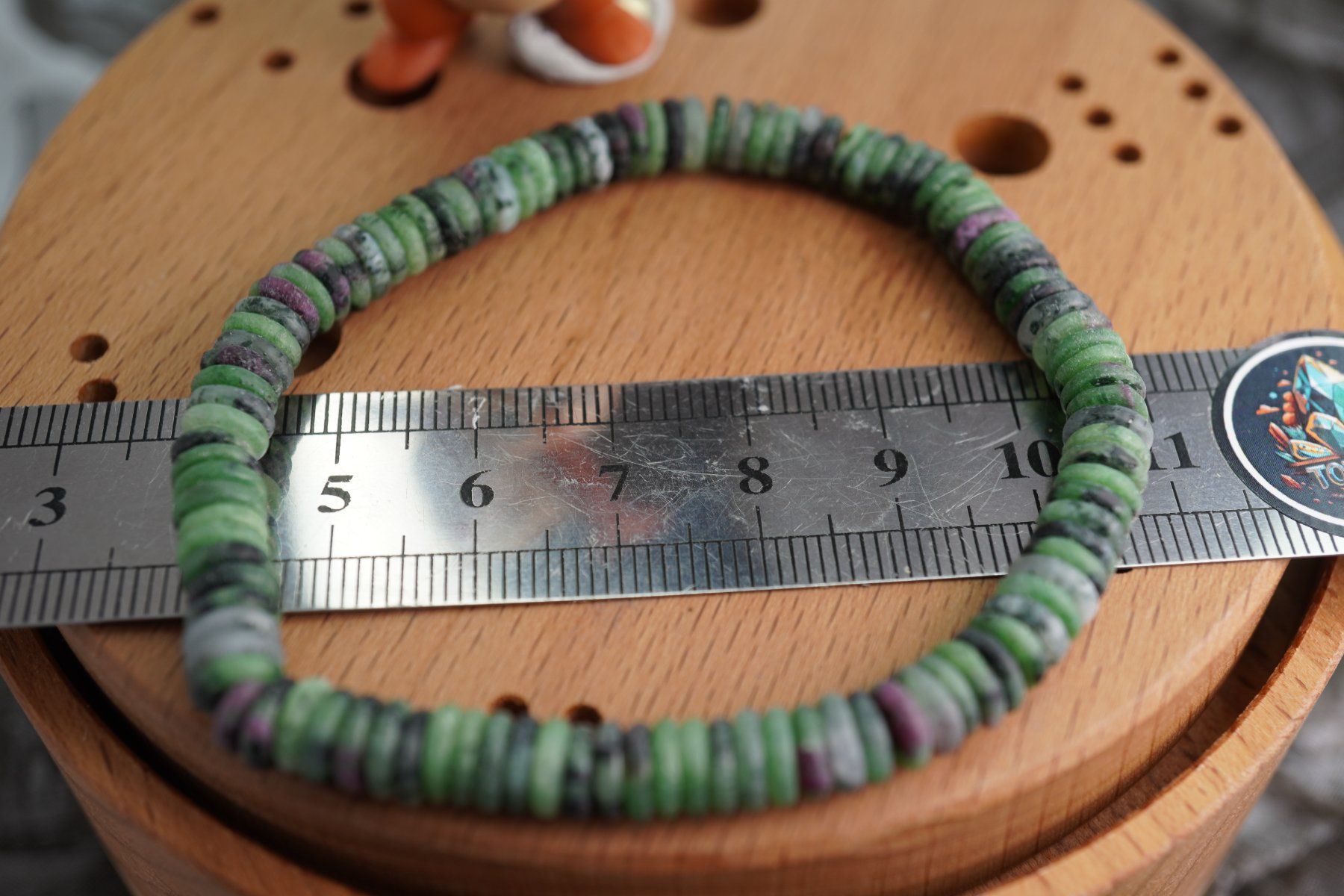 Minerali & Pietre curative: Rubin  Zoisit  Donuts   Armband  Ab 1.- – Nuovo e nell'imballaggio originale da Eschenbach SG venduto da topstone 5