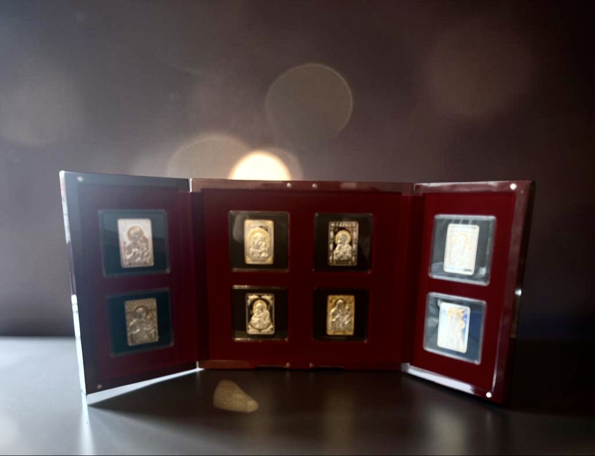 Tutti le monete: Triptychon 8 x 1 Unze Silber  – Nuovo e nell'imballaggio originale da Winterthur venduto da Numismatica-Vitu 1