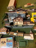 Konvolut – Gebäude, Häuser & Zubehör Eisenbahnanlage
