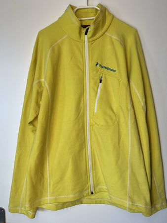 Peak Performance Fleece Jacke, XL, Gelb, Top Zustand!