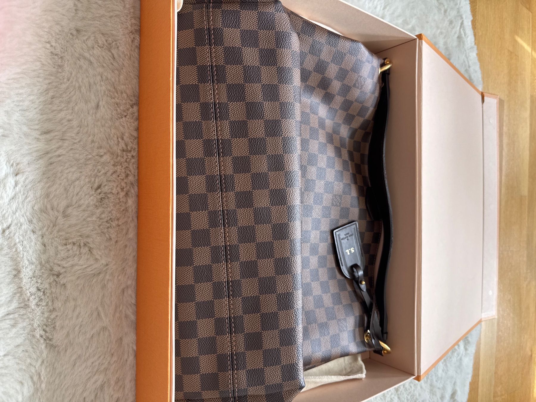 Louis Vuitton Borse da donna: Louis Vuitton Graceful MM Damier Azur – Usato da Wollerau venduto da Vinagoni 5