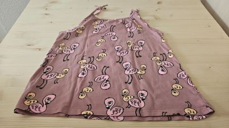 Sommerliches H&M T-shirt mit Flamingo Print, Grösse 122/128