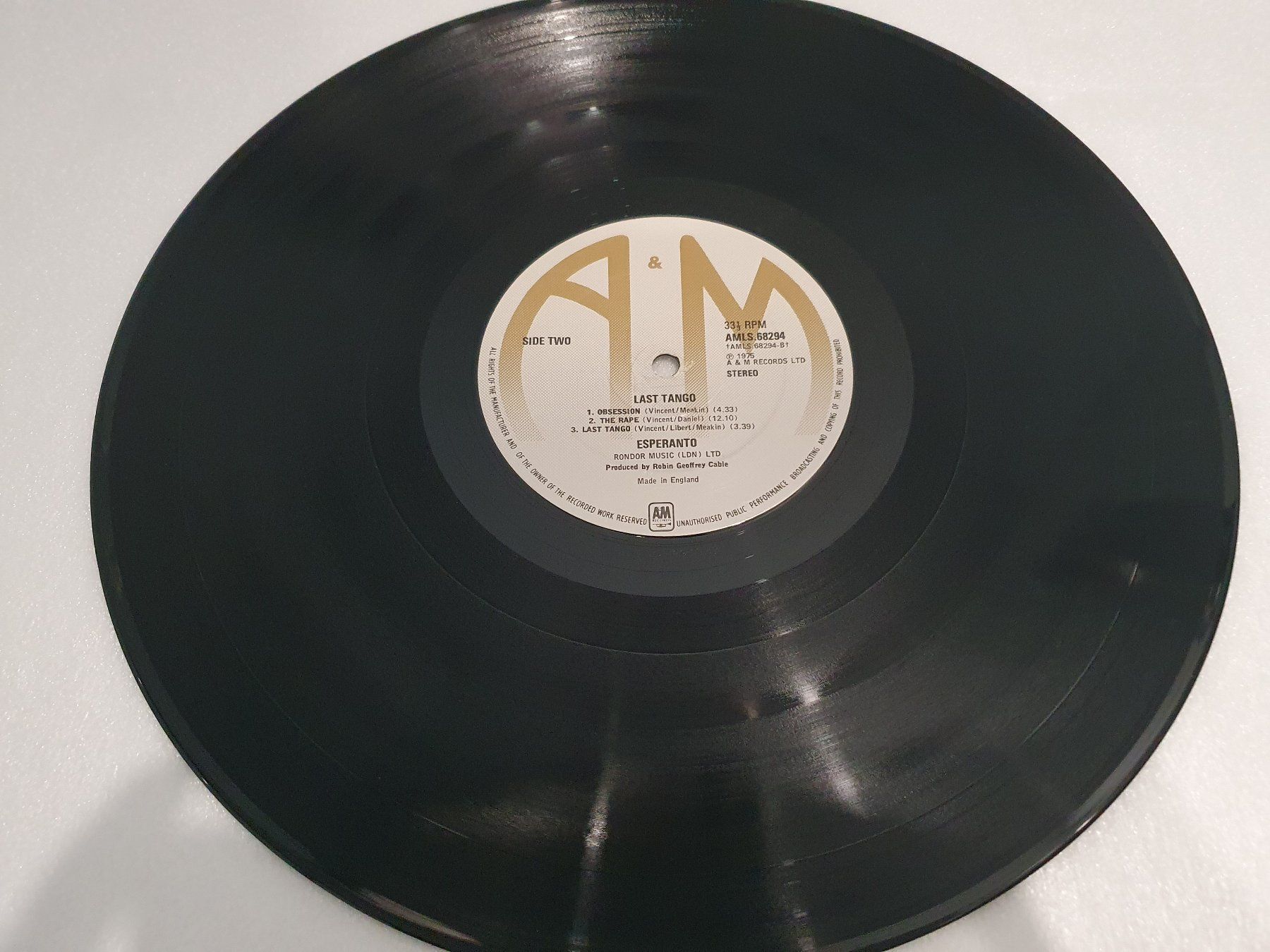 Dischi in vinile: Esperanto – Last Tango – Usato da Uster venduto da Vinyl-Leidenschaft 4