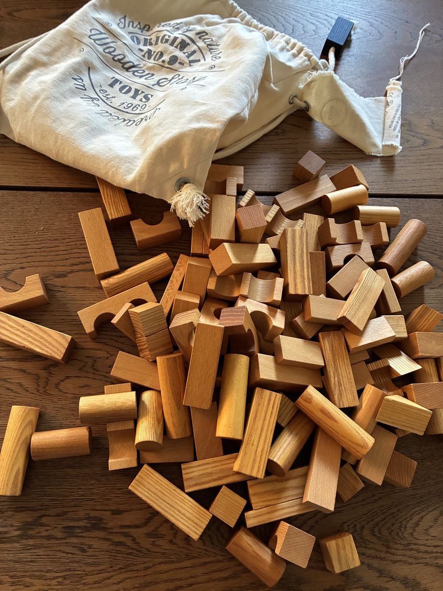 Baukästen: Wood Blocks Kinder spiel – Gebraucht aus Zürich von juliearlt