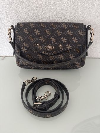 Guess Umhängetasche mit Muster, ideal für den Frühling!
