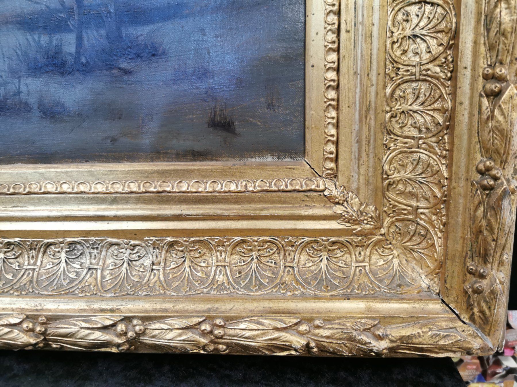 Dipinti: ANCIENNE HUILE SUR TOILE – Usato da Genève venduto da Qanil77 3