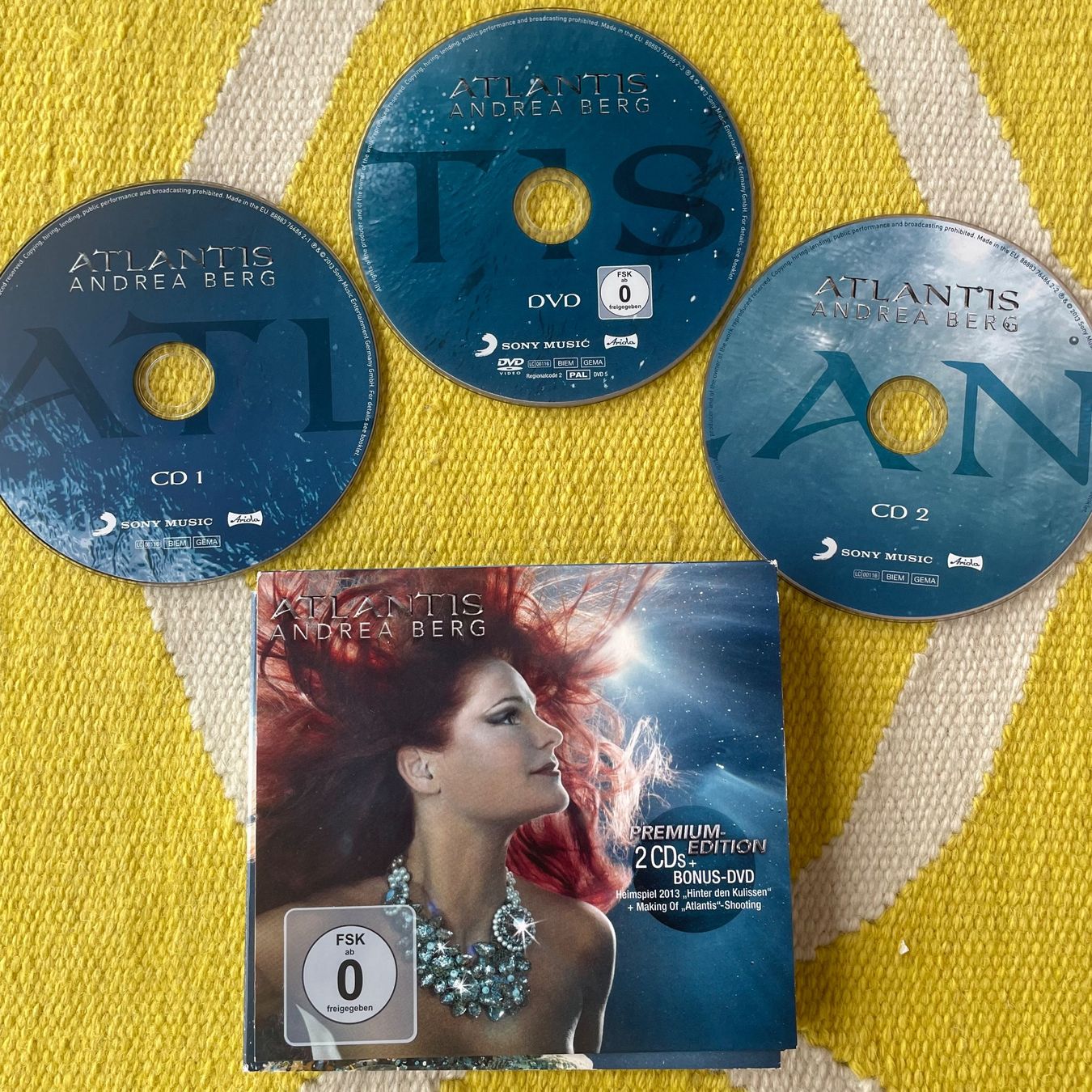 CD: ANDREA BERG-2CD+DVD ATLANTIS PREMIUM EDITION (DIGIPACK) – Usato da Rorschacherberg venduto da CD-Roli