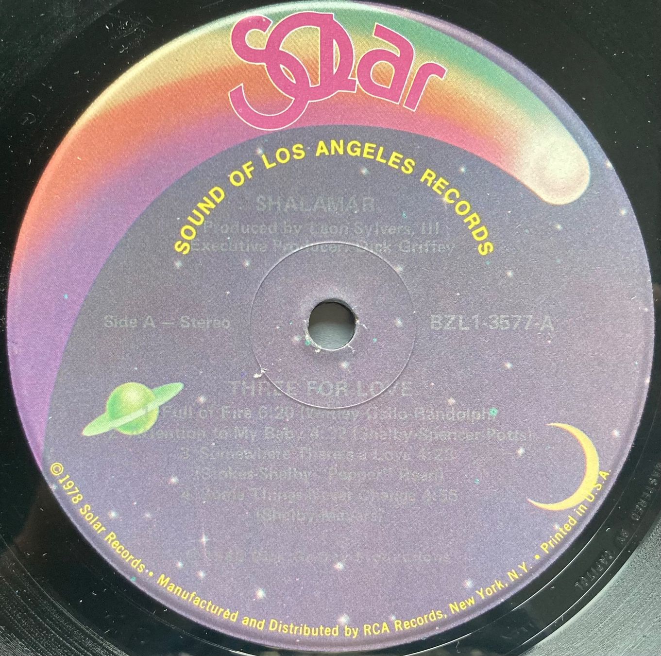 Dischi in vinile: SHALAMAR - TREE FOR LOVE – Usato da Poliez-Pittet venduto da Newtown-Records 3