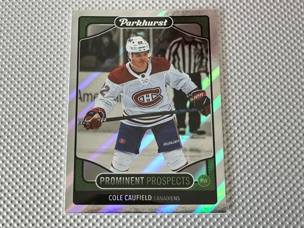 Cole Caufield NHL Rookie Card Montreal Canadiens Kaufen auf Ricardo