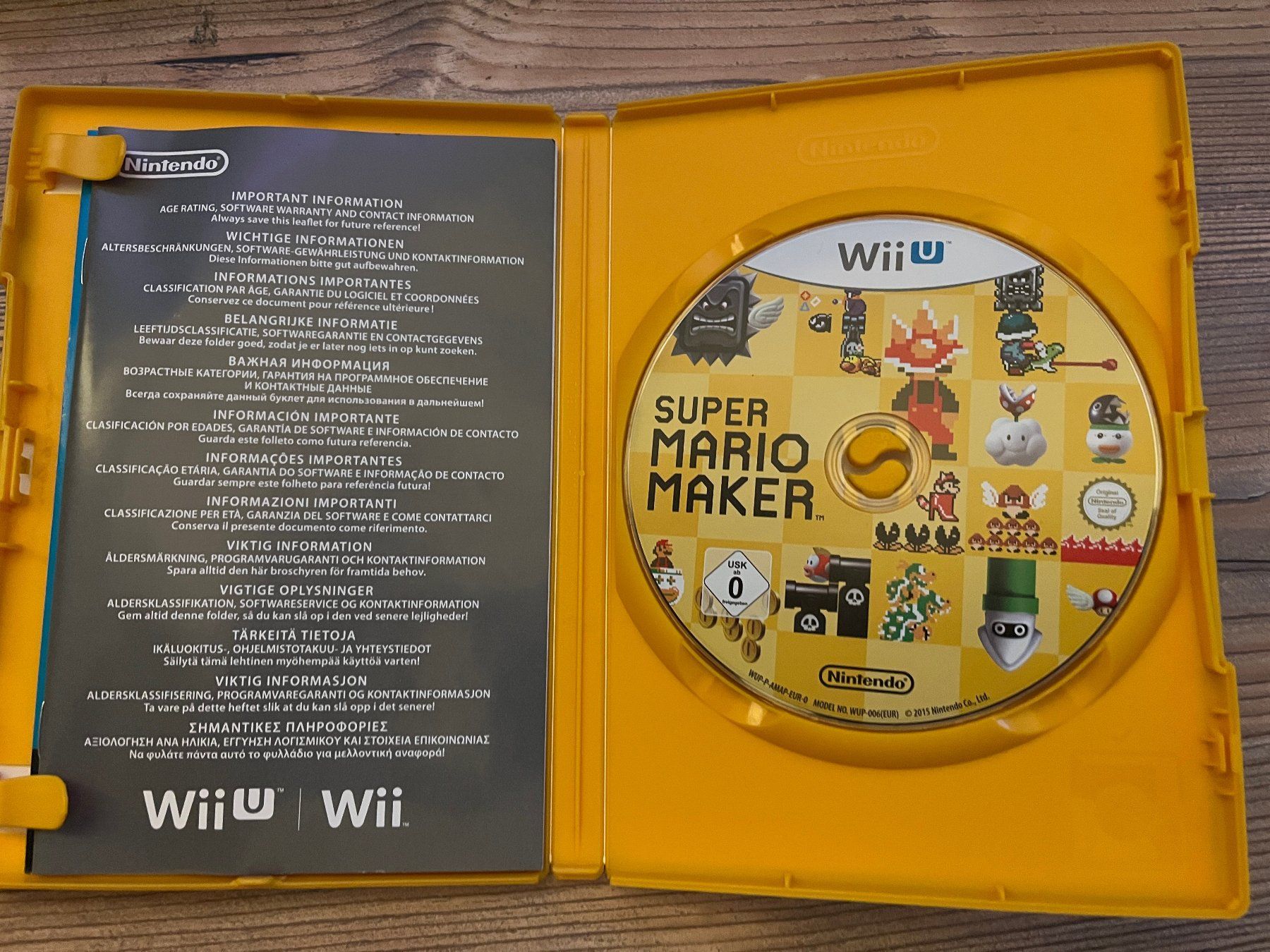 Nintendo Spiele: Super Mario Maker (OVP) (Wii U) – Gebraucht aus Yverdon-les-Bains von  2
