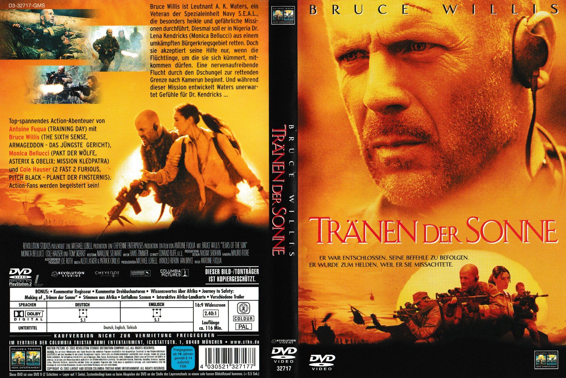 Tutti i DVDs: DVD - Tränen der Sonne (NEU) – Nuovo (secondo la descrizione) da Langnau am Albis venduto da MediaRescuerKeLoX