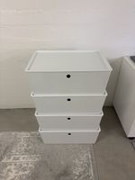 Weisse IKEA Aufbewahrungsboxen