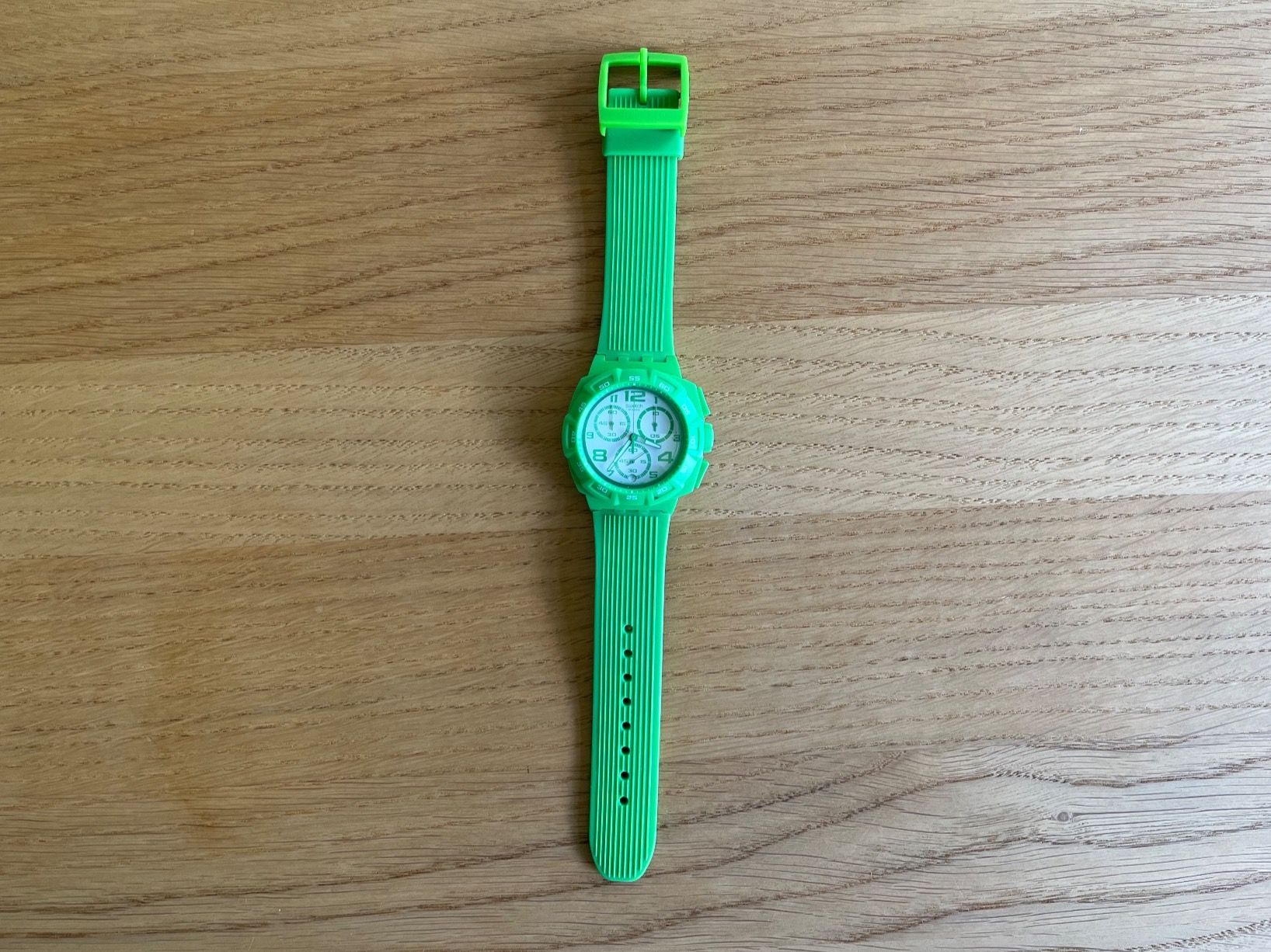 Swatch Orologi: Swatch Herrenuhr-Chronograph Green Master SUIG400 – Usato da Netstal venduto da spaltflo01 2