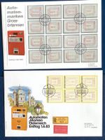 1983 84  ATM - 2 Grossbriefe - Österreich - Grossbritannien