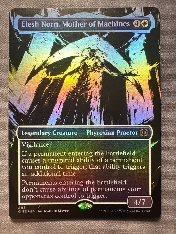 Ultra PRO: Standard 100ct Sleeves - Phyrexia All Will Be One (Elesh Norn, Mother of Machines)