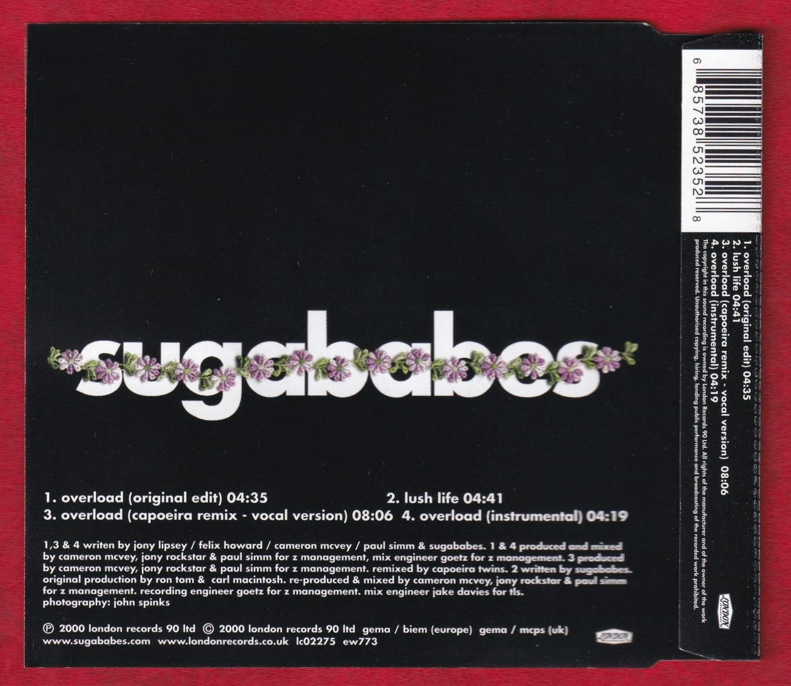 CD: Sugababes - Overload (CD-Single) – Usato da Zürich venduto da Pfluftl2000 1
