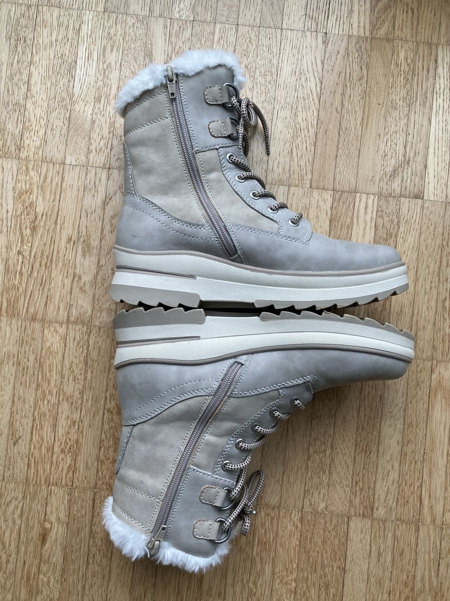 Scarpe da donna: Remonte Snowboot/Winterstiefel - gris, Grösse 37/38 – Nuovo (secondo la descrizione) da Nürensdorf venduto da salut 2