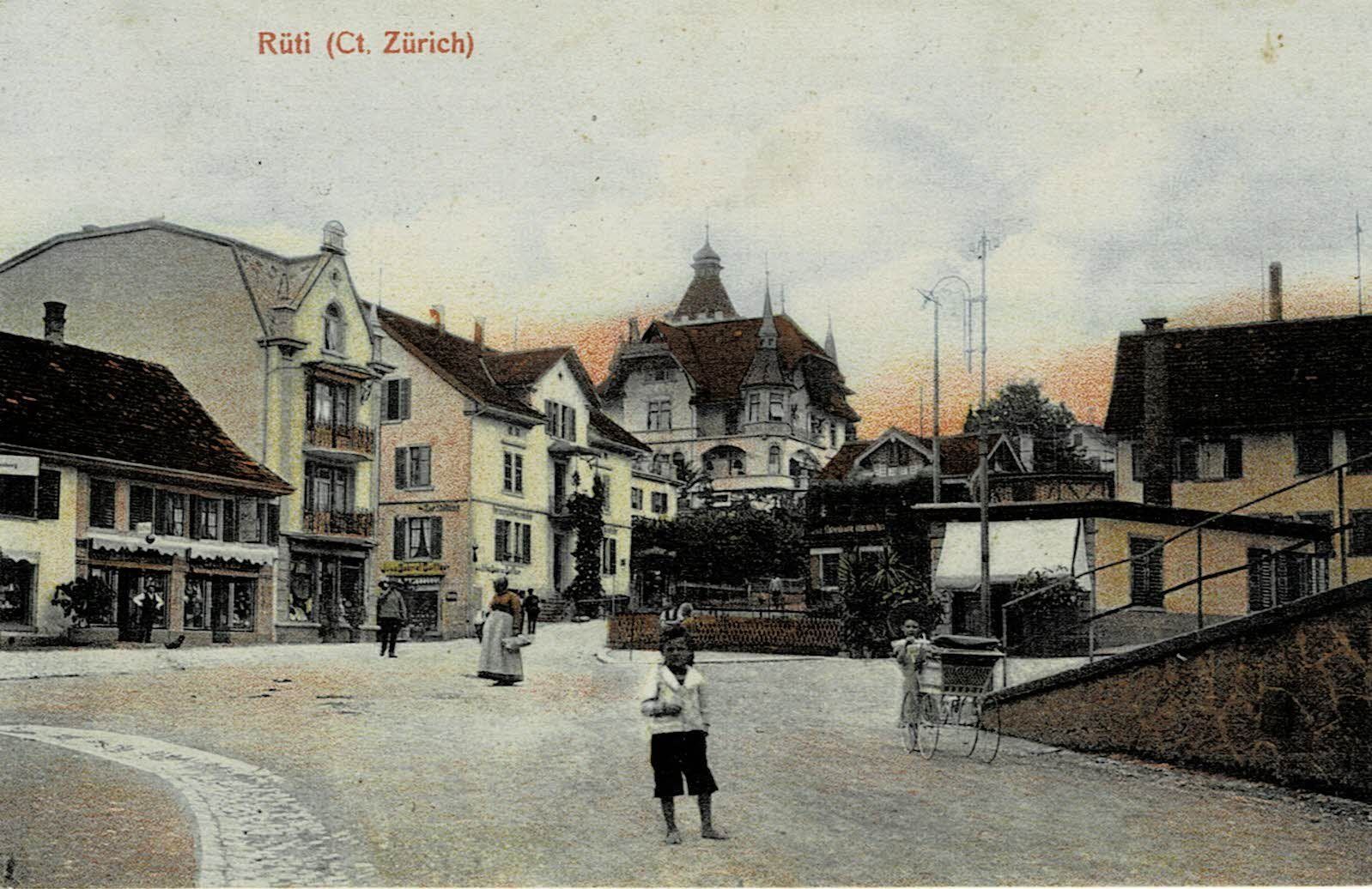 Cartes postales: RÜTI ZH gel. 1909! – D'occasion à Hergiswil NW par Kartenfrau