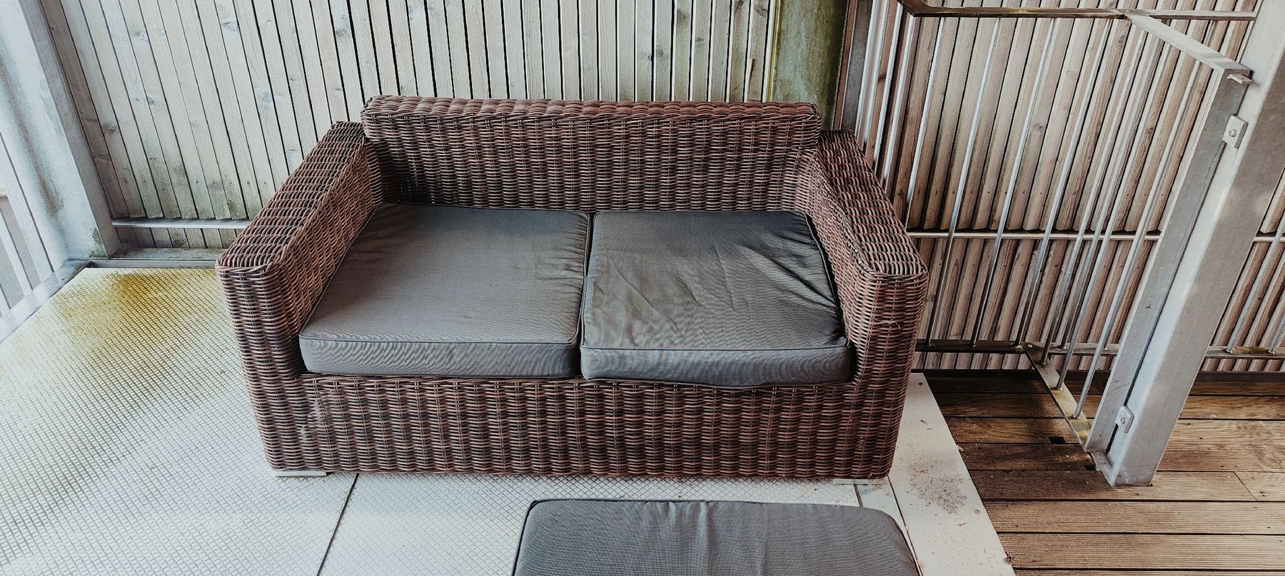 Sofas: Rattan-Lounge, Outdoor  – Gebraucht aus Kaltbrunn von Sascha_726 2