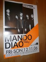 MANDO DIAO - Johnossi - Konzert Plakat - FRI-SON 2006